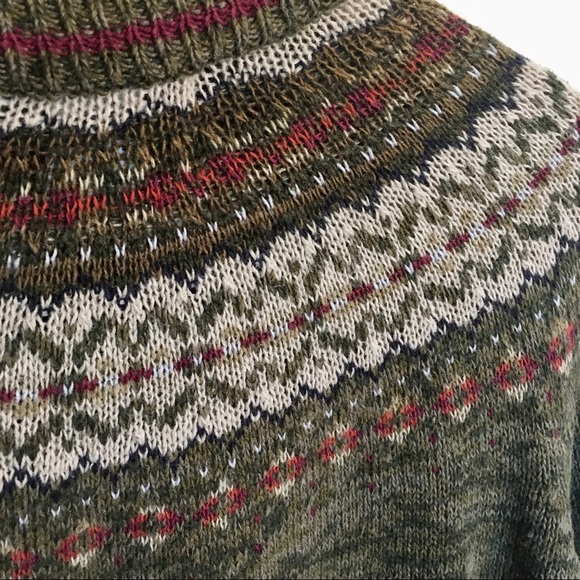 Vintage Heirloom Collectables Knit Yoke Sweater - Picture 6 of 7